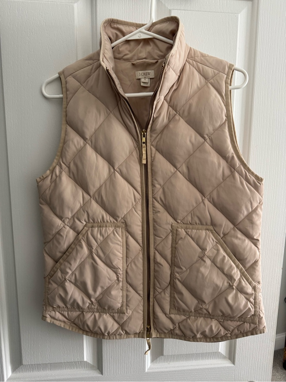 Cream/Tan J Crew Vest